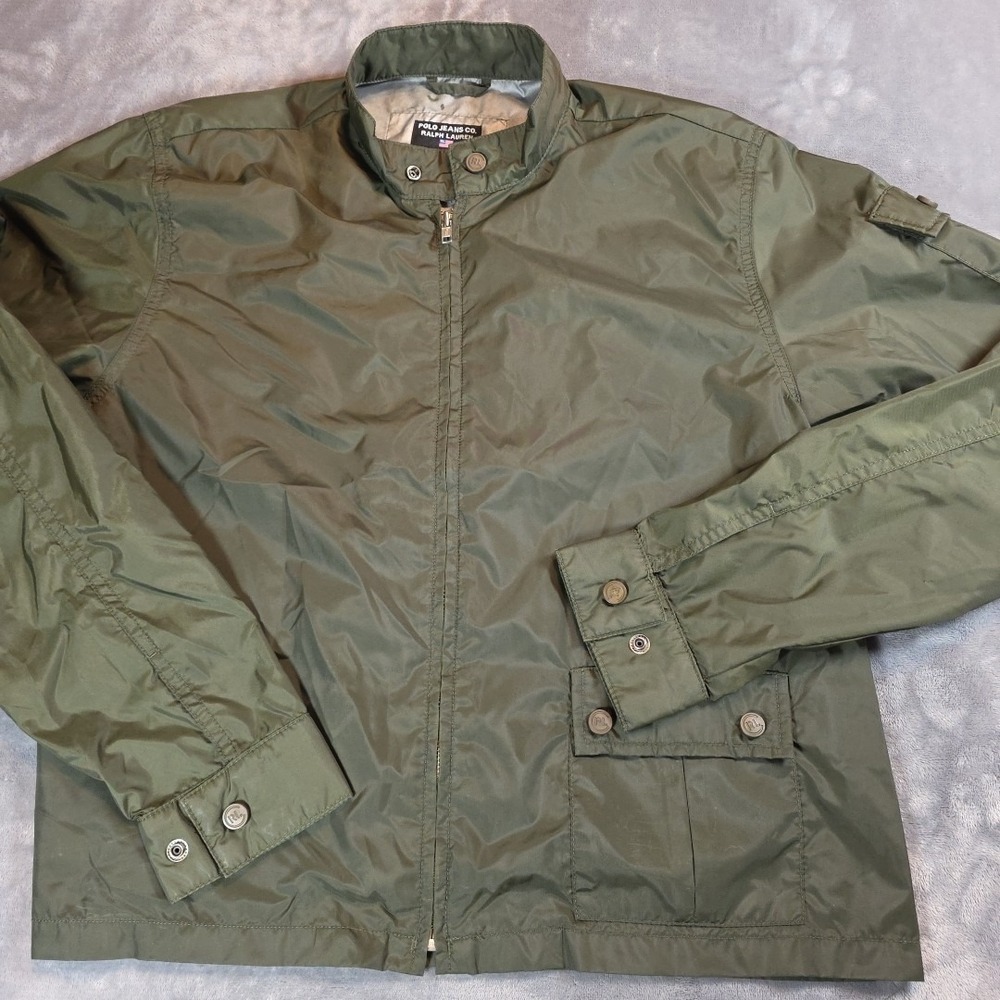 Ralph Lauren Polo Jeans Co. Green Full-Zip‎ Jacket Boys Large